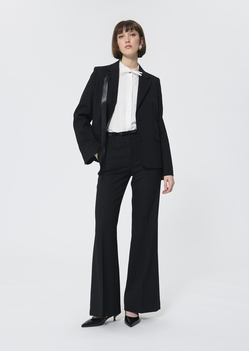 Patrice trousers black cold wool Black TARA JARMON CH