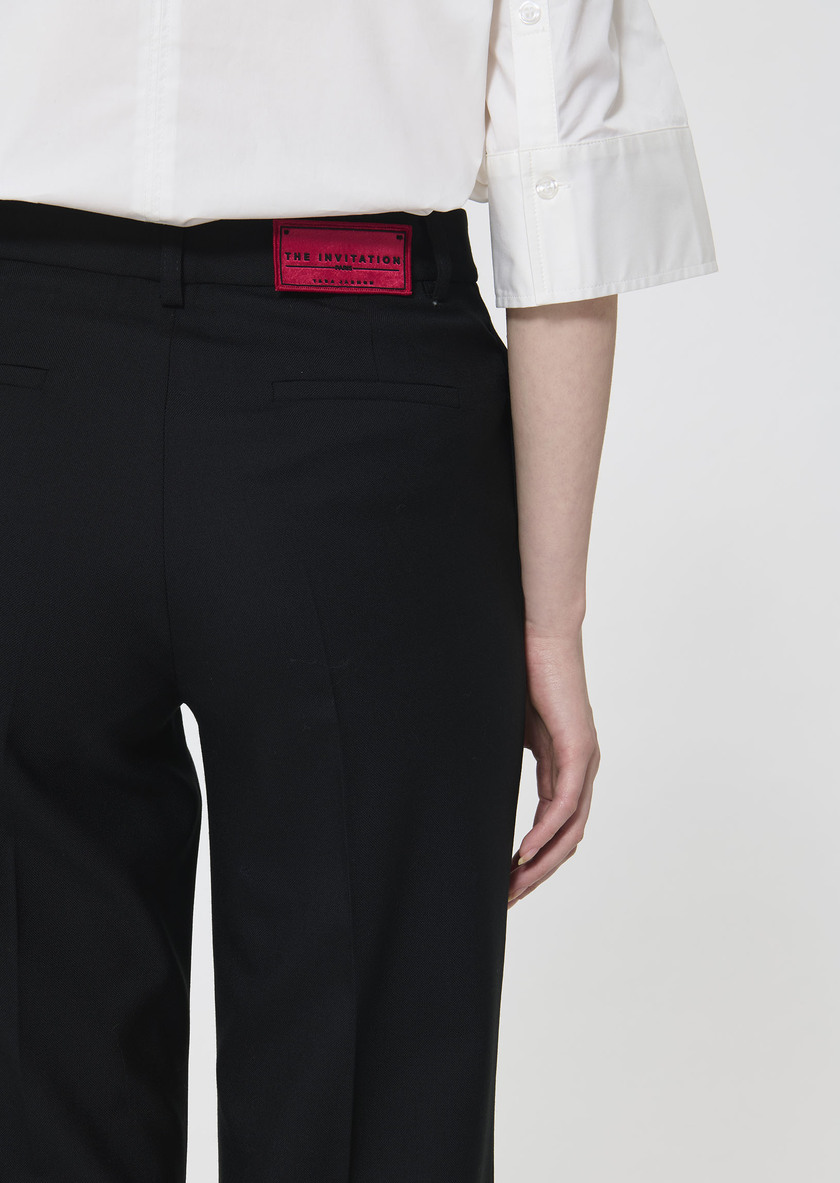 Patrice trousers black cold wool Black TARA JARMON CH