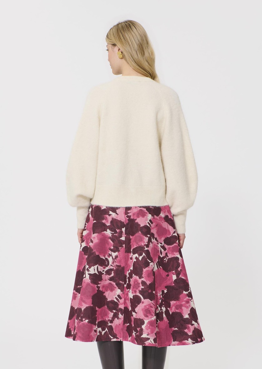 Paz sweater ecru in wool and alpaca Off-white TARA JARMON CH