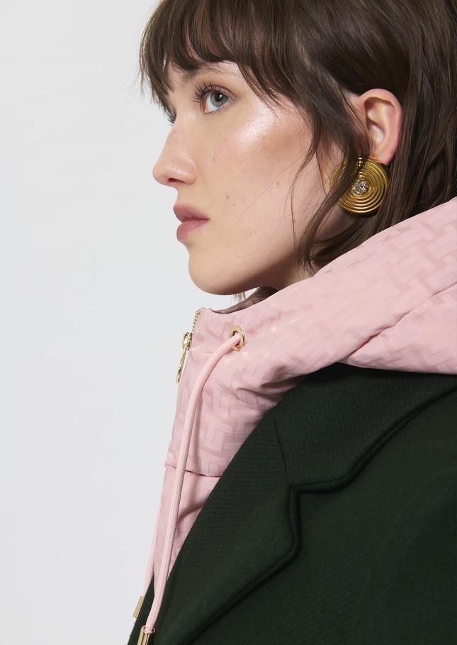 Removable Daria hood pale pink Blush TARA JARMON CH