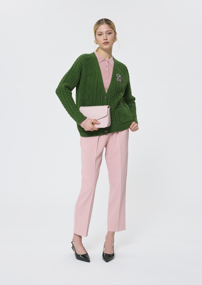 Greg Vest green wool Cactus TARA JARMON CH