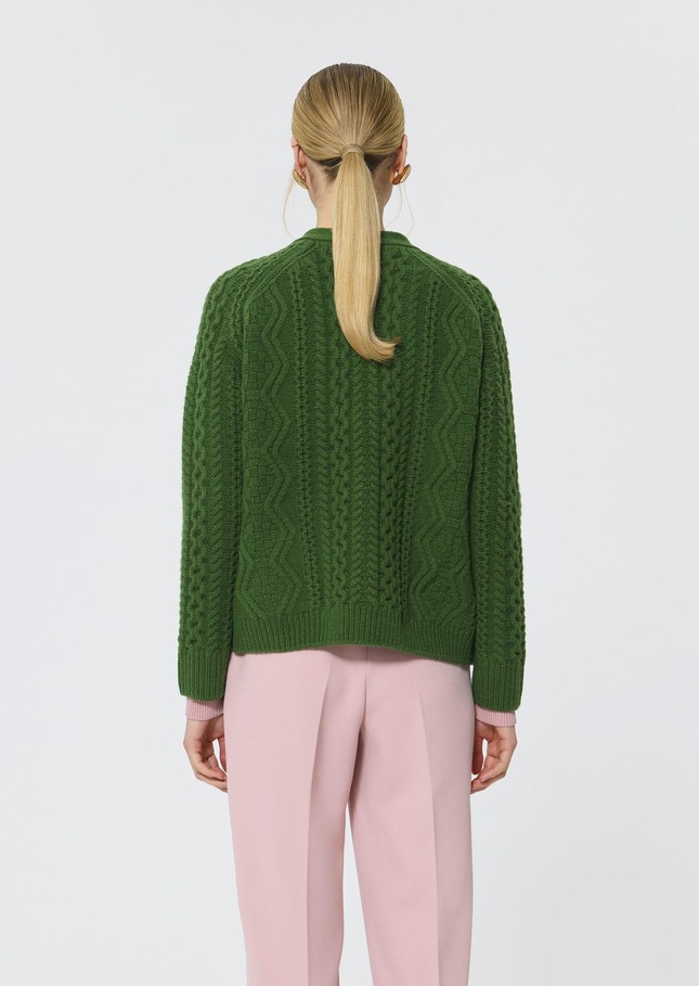 Greg Vest green wool Cactus TARA JARMON CH