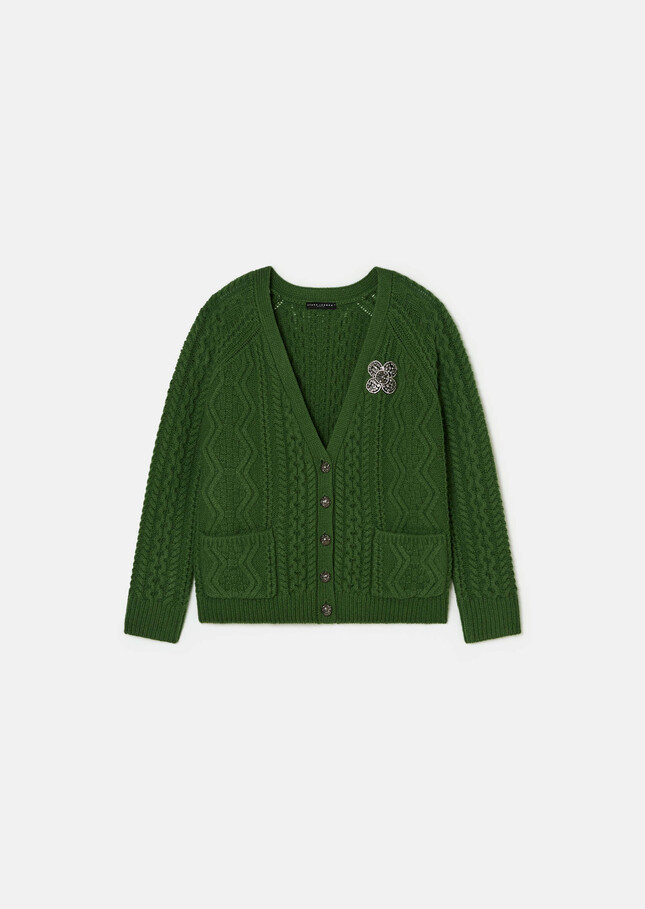Greg Vest green wool Cactus TARA JARMON CH