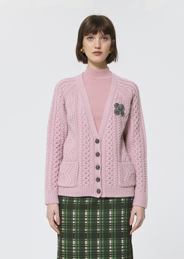 Greg Vest pale pink wool Blush TARA JARMON CH