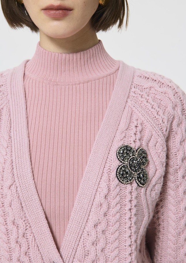 Greg Vest pale pink wool Blush TARA JARMON CH