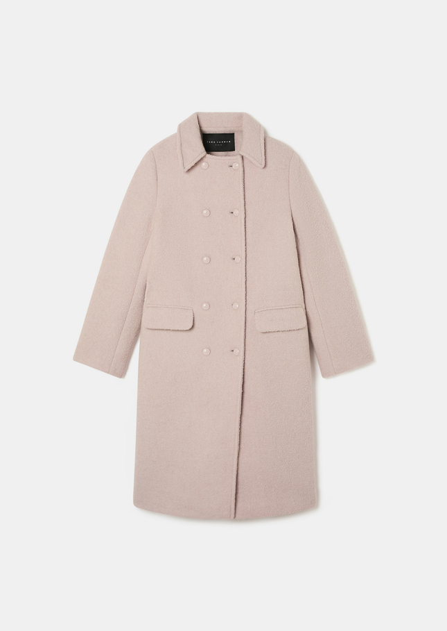 Marguerite Coat pink in bouclé wool Pink TARA JARMON CH