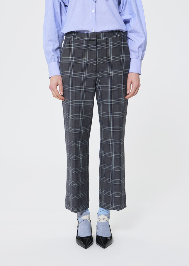 Pampille Trousers grey Prince of Wales check Grey TARA JARMON CH