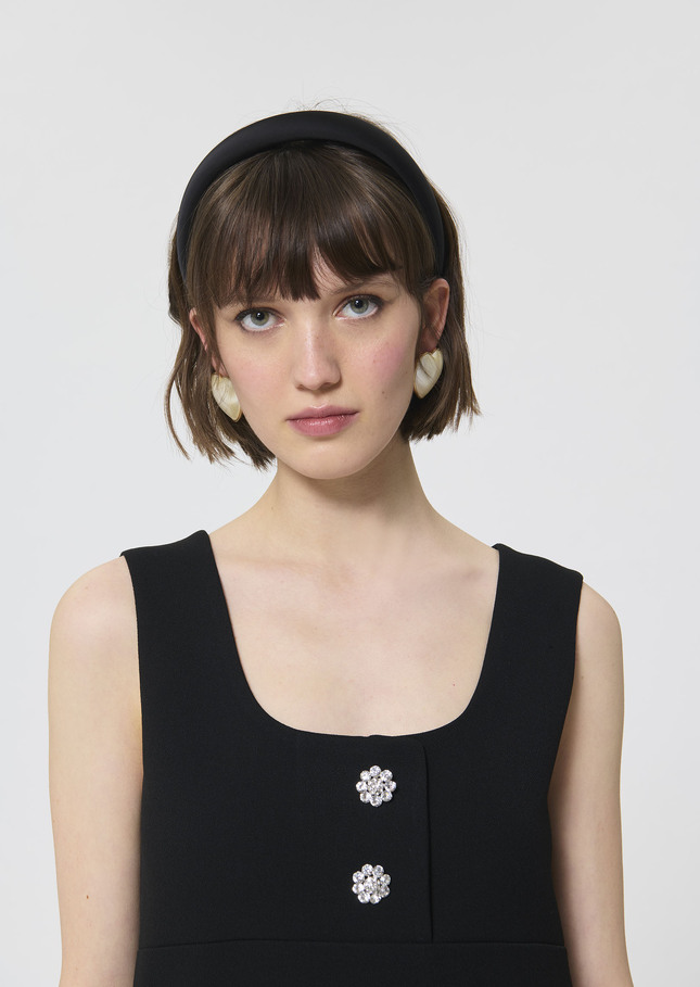 Riley Dress black crepe Black TARA JARMON CH