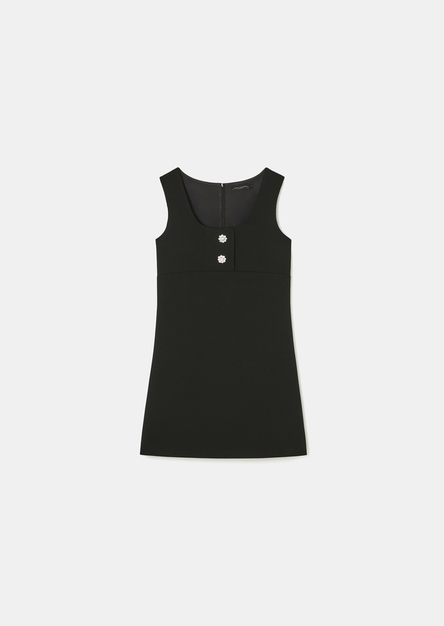 Riley Dress black crepe Black TARA JARMON CH