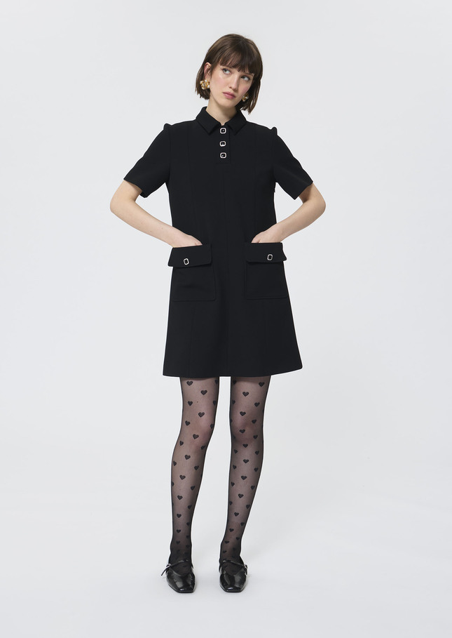 Roanne dress black crepe Black TARA JARMON CH