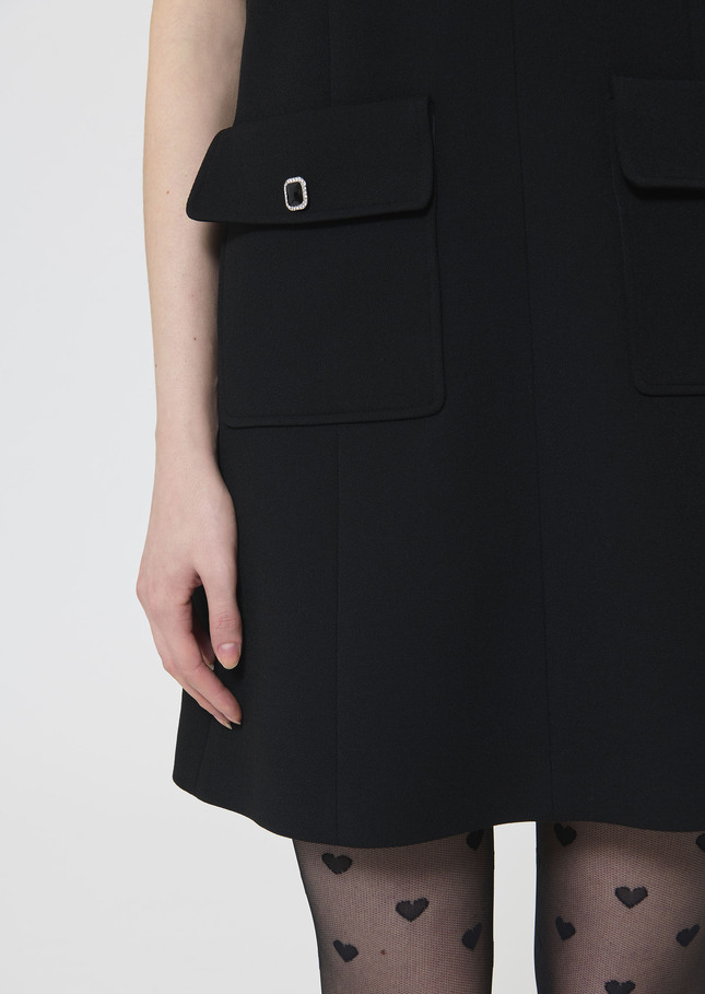 Roanne dress black crepe Black TARA JARMON CH