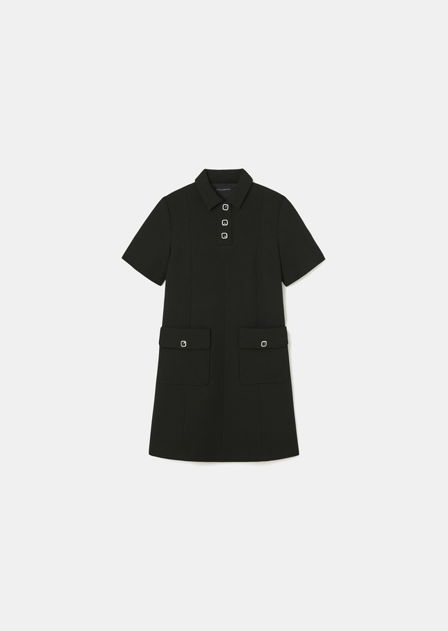 Roanne dress black crepe Black TARA JARMON CH
