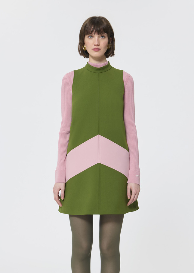 Respect Dress green double canvas Cactus TARA JARMON CH