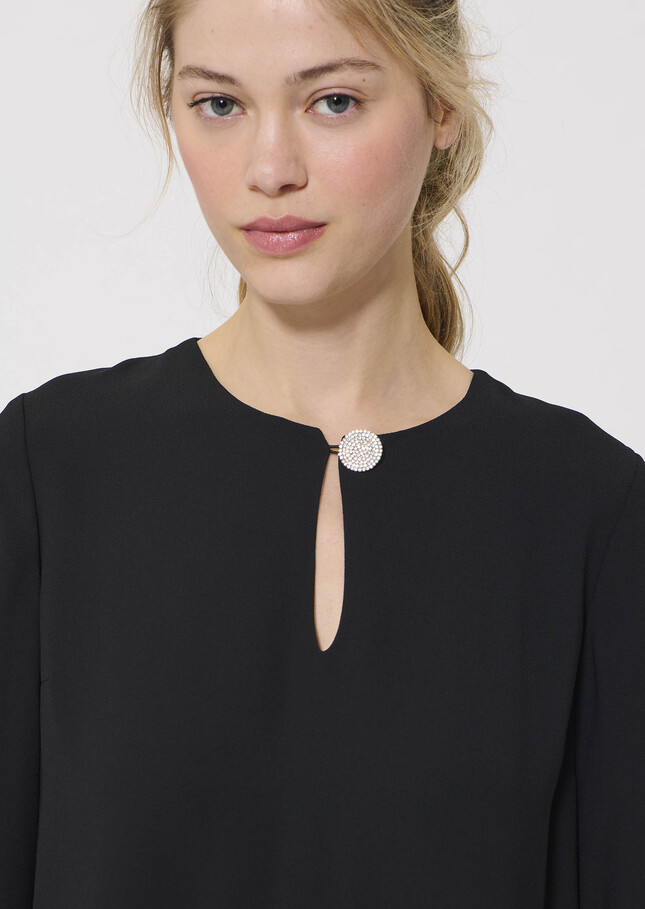 Raonie Dress black crepe Black TARA JARMON CH