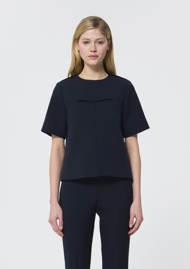 Tea top midnight blue double canvas Night TARA JARMON CH