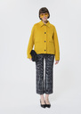 Ben Jacket lemon yellow double-sided wool Lemon yellow TARA JARMON CH