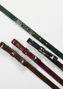 Lola Belt green patent leather Vert anglais TARA JARMON CH