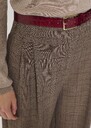 Lea Belt burgundy in crocodile-embossed leather Garnet TARA JARMON CH