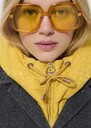 Removable Daria hood lemon yellow Lemon yellow TARA JARMON CH