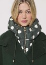 Removable Daria hood dark green Vert anglais TARA JARMON CH
