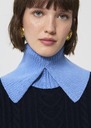 Eclipse Detachable Collar sky blue wool Horizon TARA JARMON CH