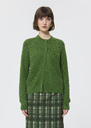 Gerty vest green merino wool Cactus TARA JARMON CH