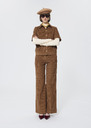 Jerome Jeans beige corduroy Nut brown TARA JARMON CH