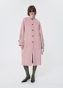 Mahe Coat pale pink double-sided wool Blush TARA JARMON CH