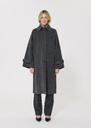 Mahe Coat double-sided grey wool Grey TARA JARMON CH