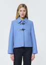 Manoel Coat sky blue woolen cloth Horizon TARA JARMON CH