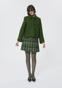 Manoel Coat green woolen cloth Cactus TARA JARMON CH