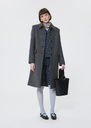 Manola Coat grey woolen cloth Grey TARA JARMON CH