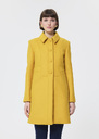 Madeline coat lemon yellow woolen cloth Lemon yellow TARA JARMON CH