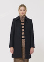 Madeline coat black woolen cloth Black TARA JARMON CH