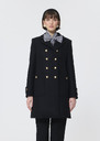Manon Coat black woolen cloth Black TARA JARMON CH