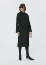 Martino Coat double-sided wool green Vert anglais TARA JARMON CH
