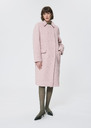 Marguerite Coat pink in bouclé wool Pink TARA JARMON CH