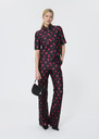 Pitt Pants black with heart print Black TARA JARMON CH
