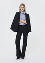 Poupee Pants midnight blue in cold wool Night TARA JARMON CH