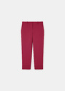 Philippa trousers red in cold wool Garnet TARA JARMON CH