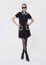 Rubina Dress black double canvas Black TARA JARMON CH