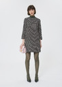 Rivanna Dress green with mini heart print Vert anglais TARA JARMON CH