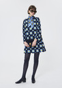 Ruoda dress midnight blue floral print Night TARA JARMON CH