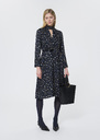 Rufus Dress midnight blue floral print Night TARA JARMON CH