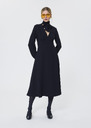 Rosalie Dress midnight blue crepe Night TARA JARMON CH