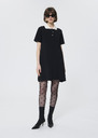 Ruiz sweater dress black mesh Black TARA JARMON CH