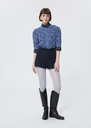 Sam shorts midnight blue iridescent tweed Night TARA JARMON CH