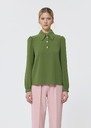 Tonio top green crepe Black, Cactus, Garnet, Night, Nut brown, Raspberry TARA JARMON CH