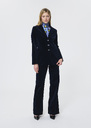 Vetty Jacket midnight blue velvet Night TARA JARMON CH