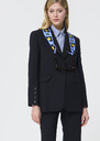Virgil Jacket midnight blue in cold wool Night TARA JARMON CH